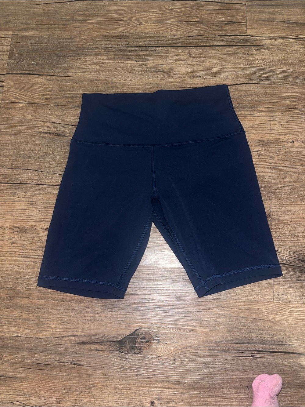 lululemon athletica Navy High-Rise Bike Shorts
